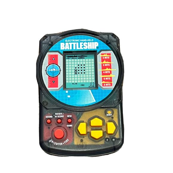 Vintage 90s MB Games Battleship 1995 Electronic Hand-Held Retro Vintage Game - Picture 1 of 11